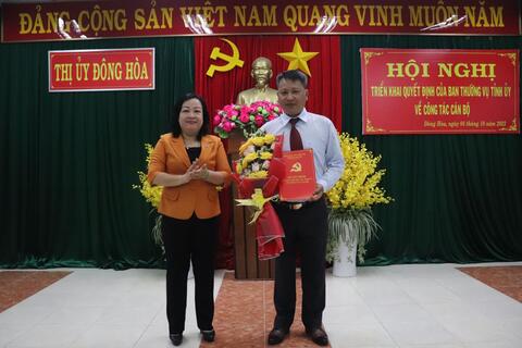Triển khai Quyết định của Ban Thường vụ Tỉnh ủy về công tác cán bộ