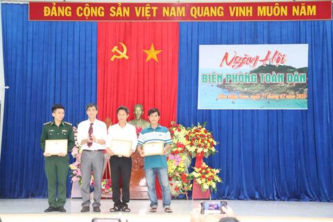 Thị xã Đông Hòa tổ chức Ngày hội Biên phòng toàn dân tại phường Hòa Hiệp Nam